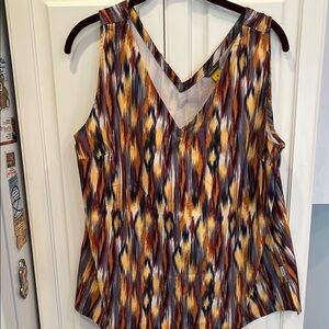 Eddie Bauer Tank Top VNECK Size Large